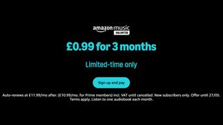 The Amazon Music Unlimited deal in May 2025