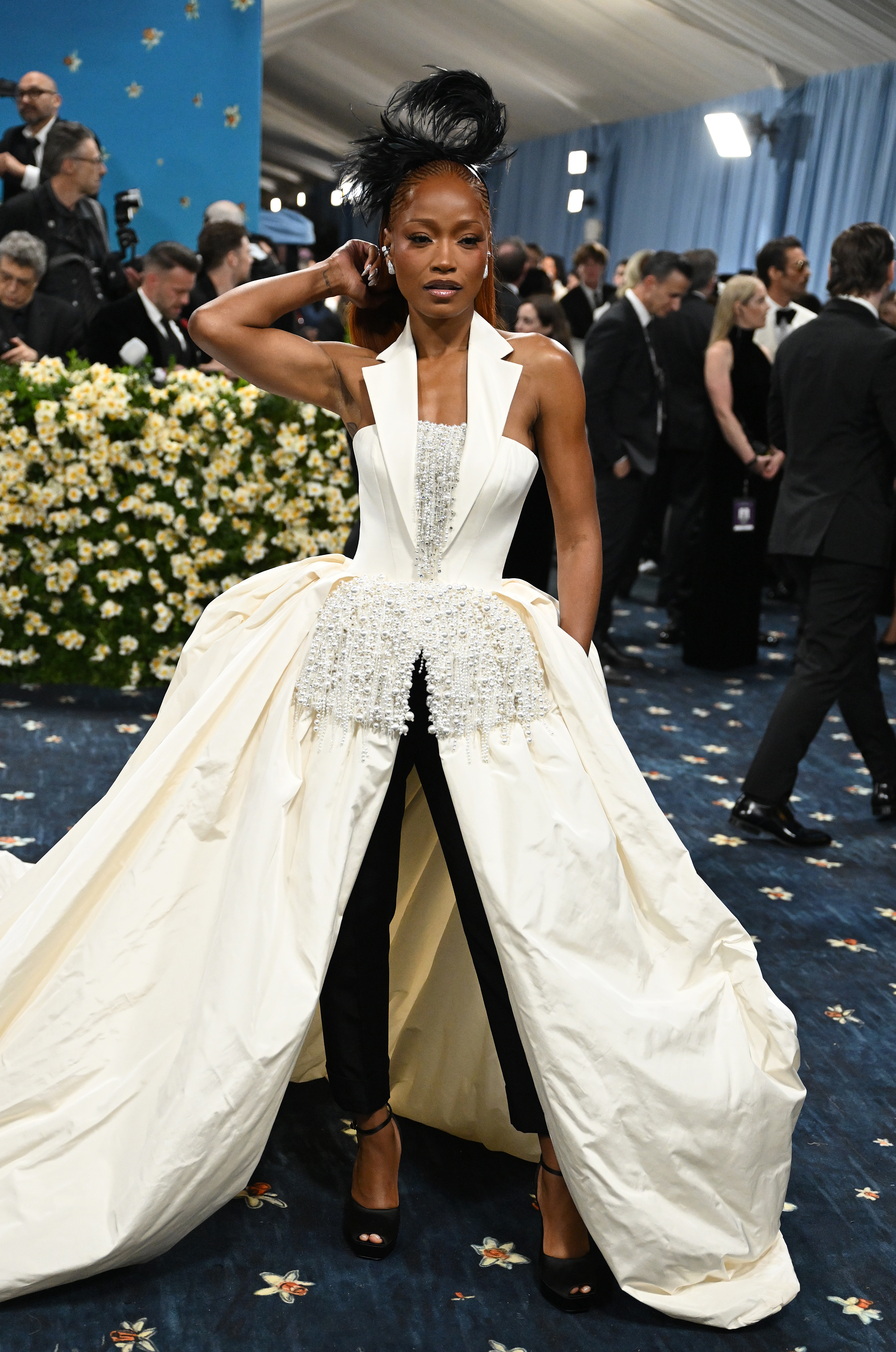 Keke Palmer at The 2025 Met Gala Celebrating "Superfine: Tailoring Black Style" held at the Metropolitan Museum of Art on May 05, 2025 in New York, New York.
