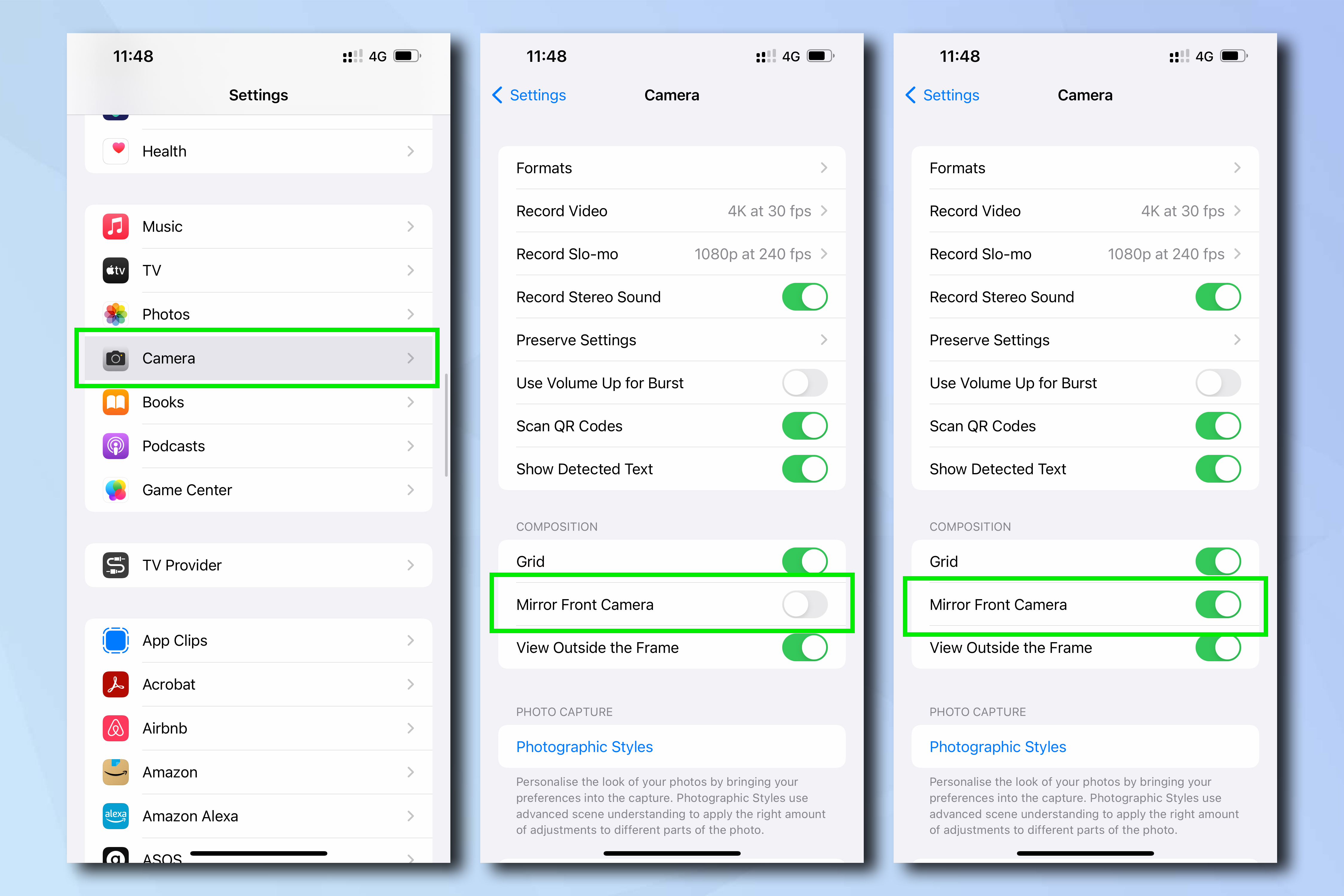 How To Mirror The Front Camera On Iphone Toms Guide