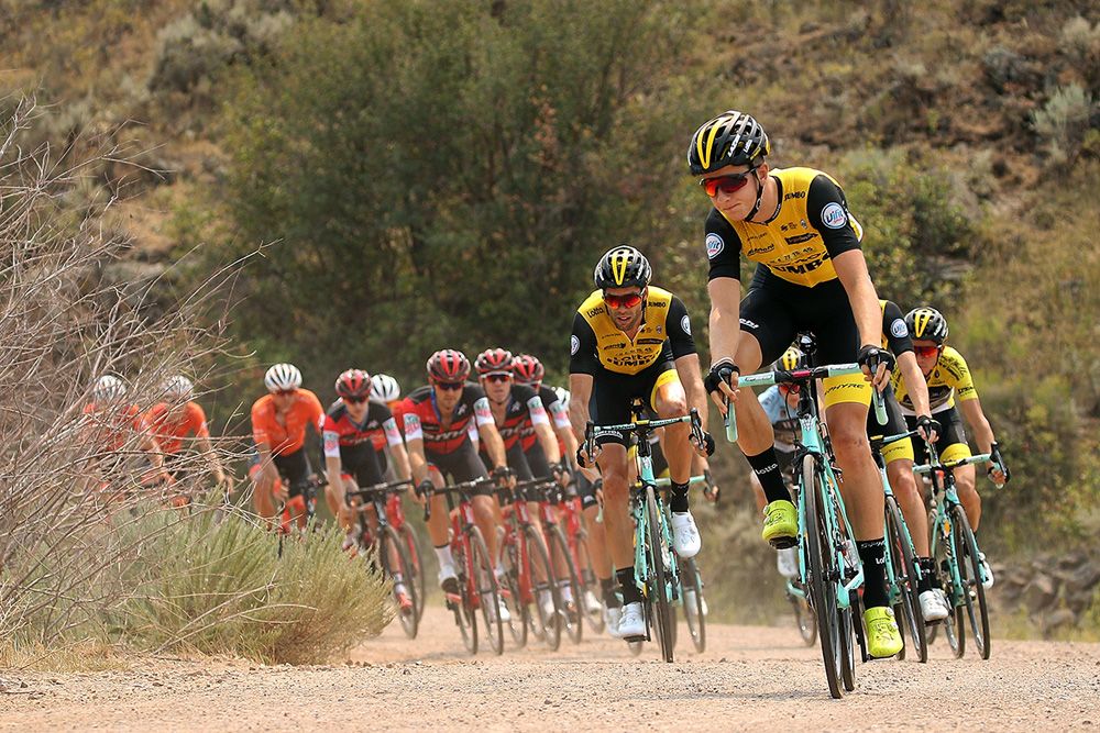 Stage 5 to Snowbird included some gravel roads