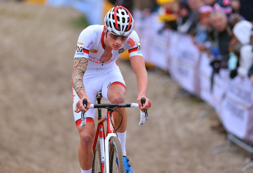 Mathieu van der Poel in the Koksijde sand