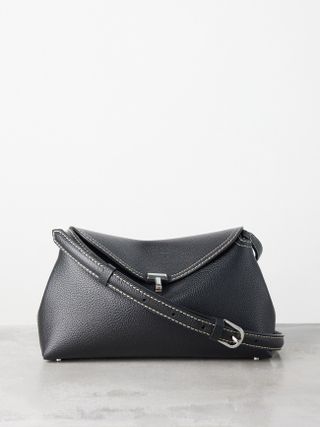 T-Lock Leather Cross-Body Bag