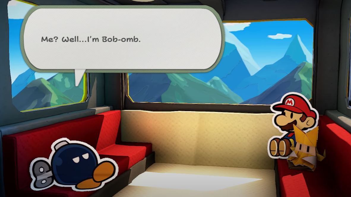 Paper Mario: Origami King Bob Omb