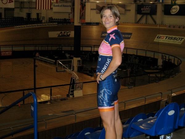 My very first day at a velodrome and my very last day in a Vera Bradley kit. Mixed feelings.