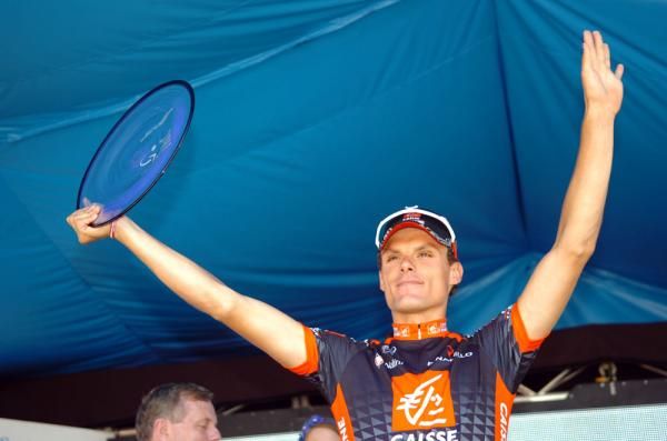 Luis Leon Sanchez (Caisse d'Epargne) finished second.