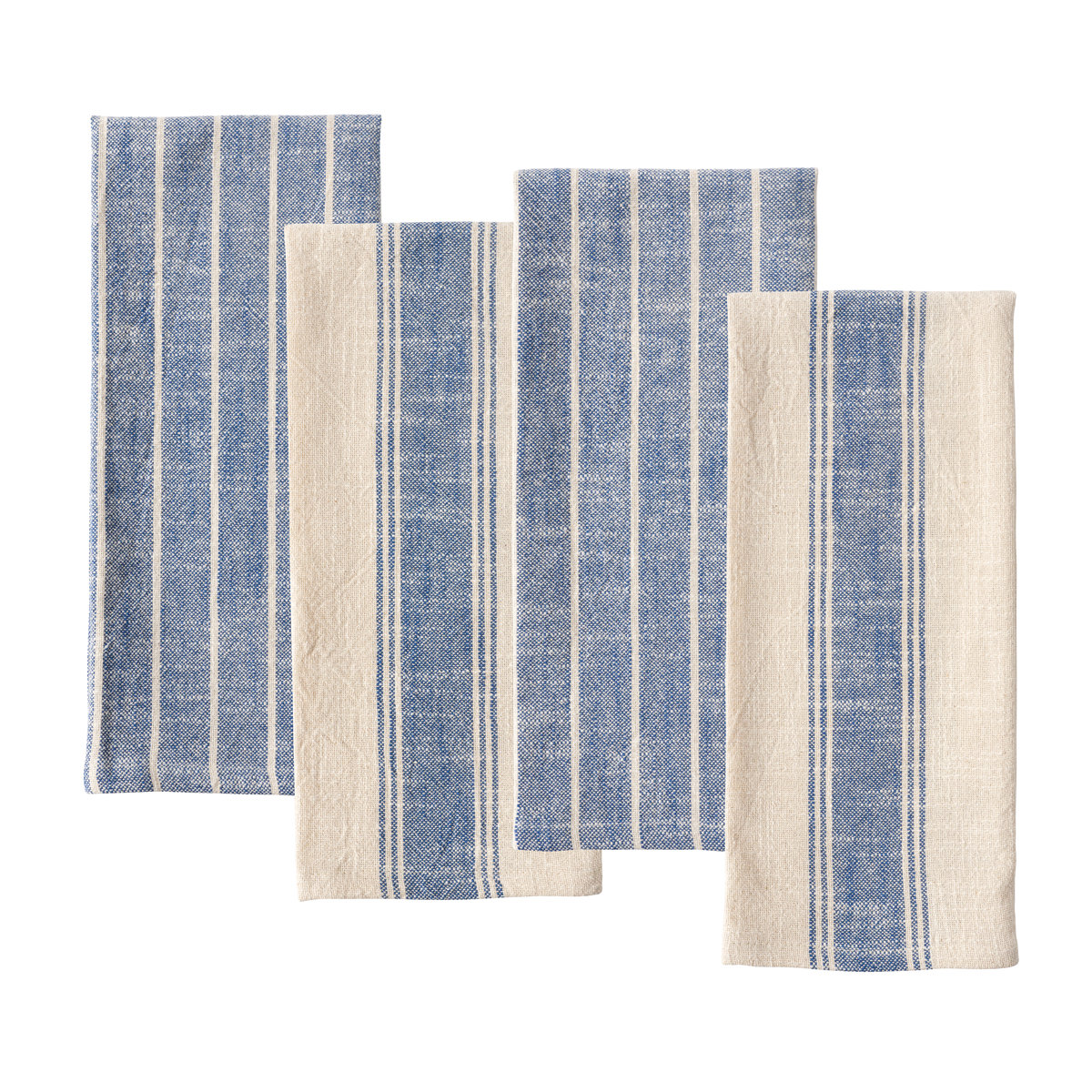 Wayfair, Birch Lane&amp;trade; Damali 4 Piece Slubbed Tea Towel Set &amp;amp; Reviews | Wayfair