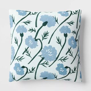 Calendula Floral Square Outdoor Throw Pillow - Room Essentials™