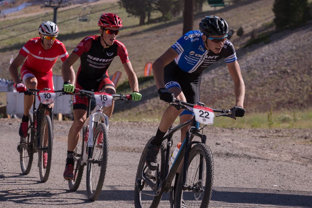 In the final two laps, Stephan Davoust led Russell Finsterwald and Todd Wells up the climb after chasing for the majority of the race.