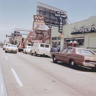 A photograph from Bellini’s US road trip in 1972
