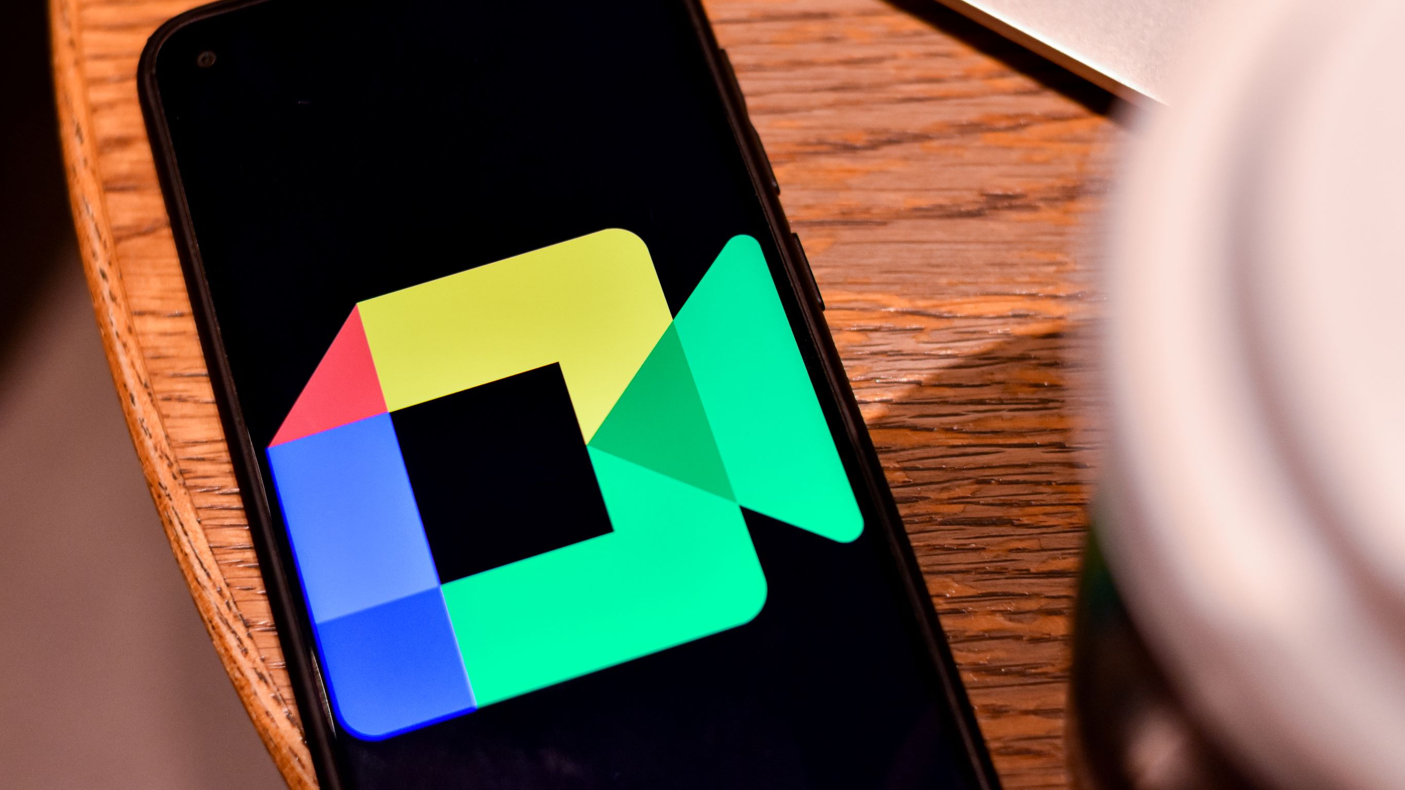Google Meet logo on Android