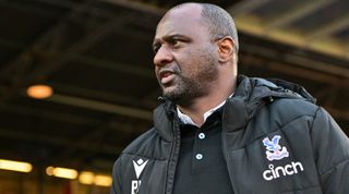 Crystal Palace manager Patrick Vieira looks on during the Premier League match between Nottingham Forest and Crystal Palace at City Ground on November 12, 2022 in Nottingham, United Kingdom.