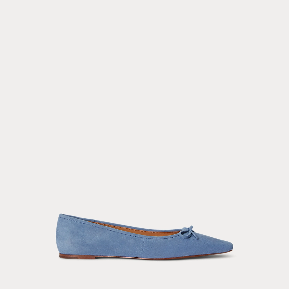 Suede Pointed Ballet Flat