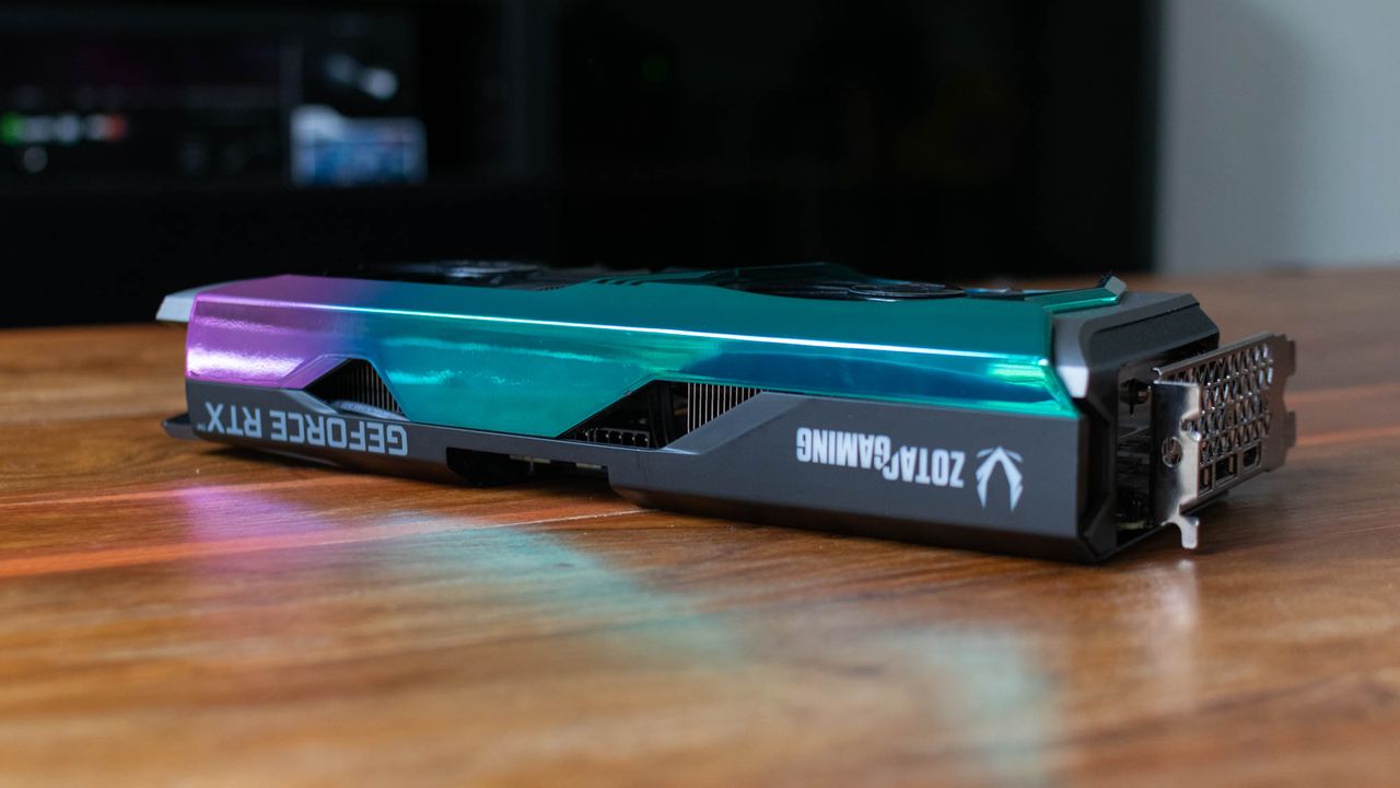 Zotac GeForce RTX 3070 AMP Holo side view
