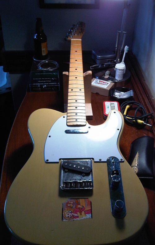 modded squier telecaster