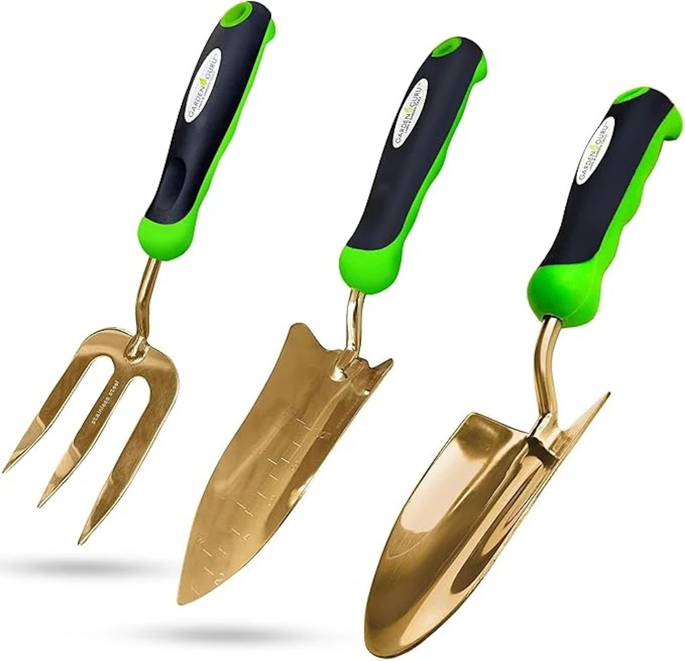 Gold garden hand tools