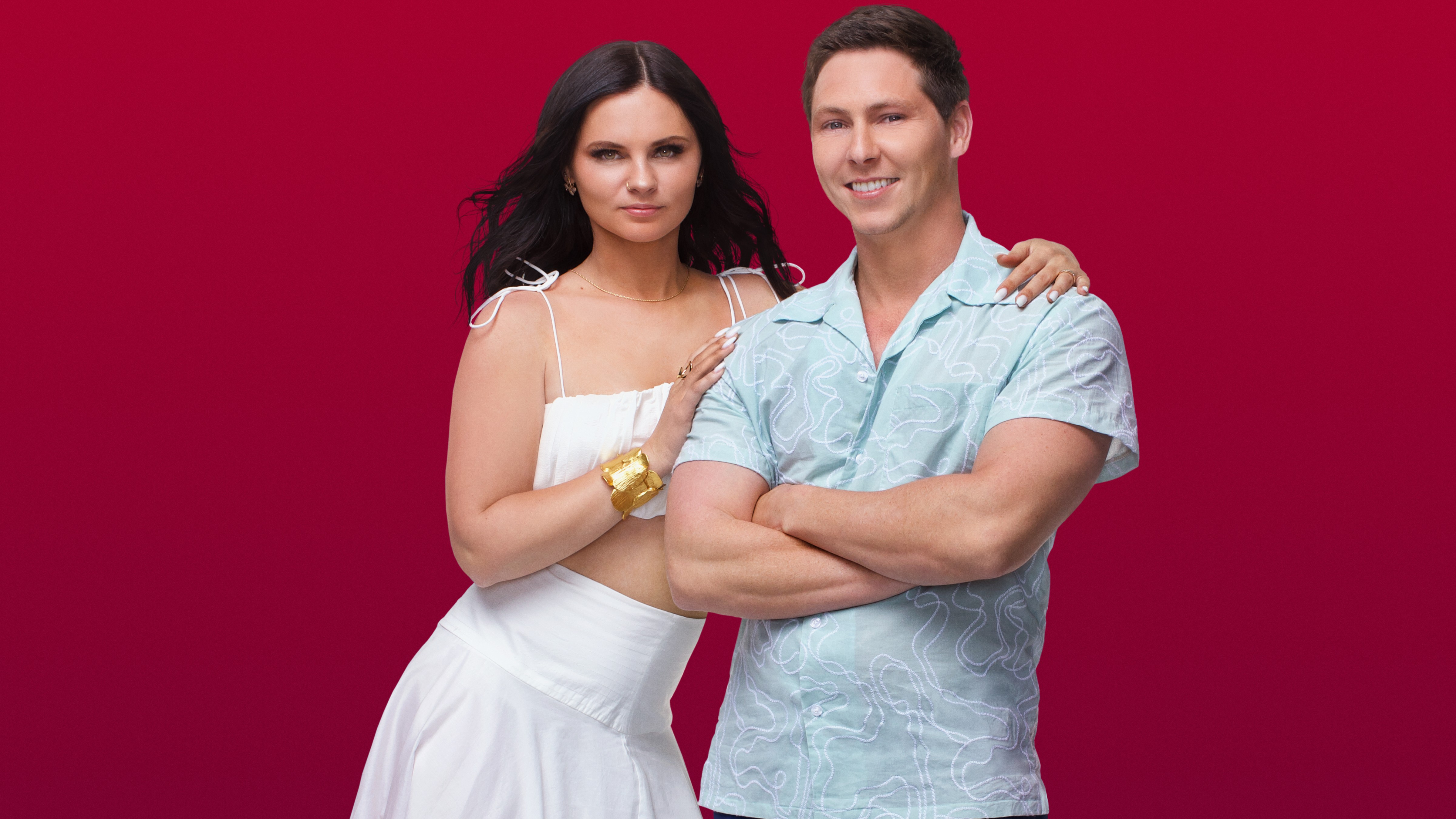 Julia and Brandon, key art for 90 Day Fiance: Happily Ever After? season 9
