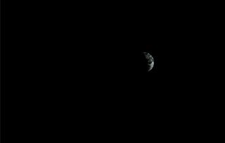 On Jan. 10, 2014, the Chinese Academy of Sciences published photographs of the moon and Earth taken by the Chang'e 3 moon lander during the period of Dec. 14-26, 2013, including this vi ew of Earth from the lunar surface. The Chinese spacecraft landed on the moon on Dec. 14, 2013.