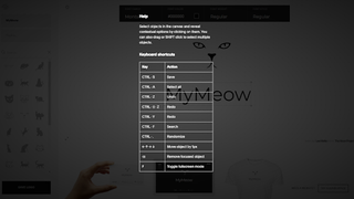 screenshot of Squarespace logo maker in use