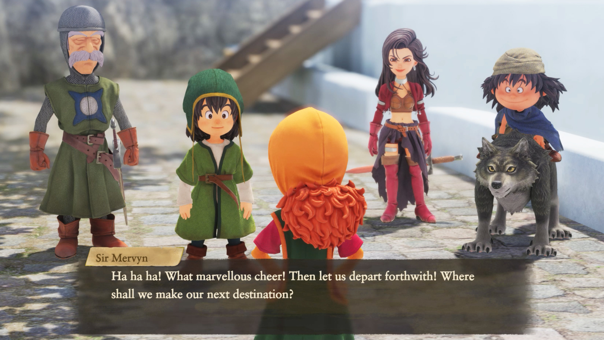 Dragon Quest VII Reimagined: The crew prepares for another adventure.