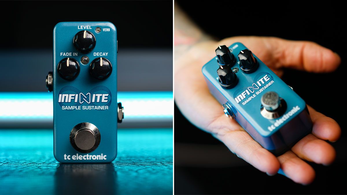 TC Electronic debuts the Infinite Mini Sample Sustainer, shrinking John