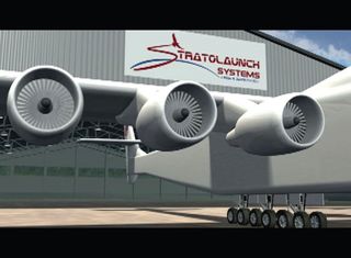 Stratolaunch Powered by Six 747 Engines
