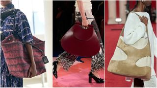 big bags at spring summer 2023 Altuzarra, Bottega Veneta, Ferragamo