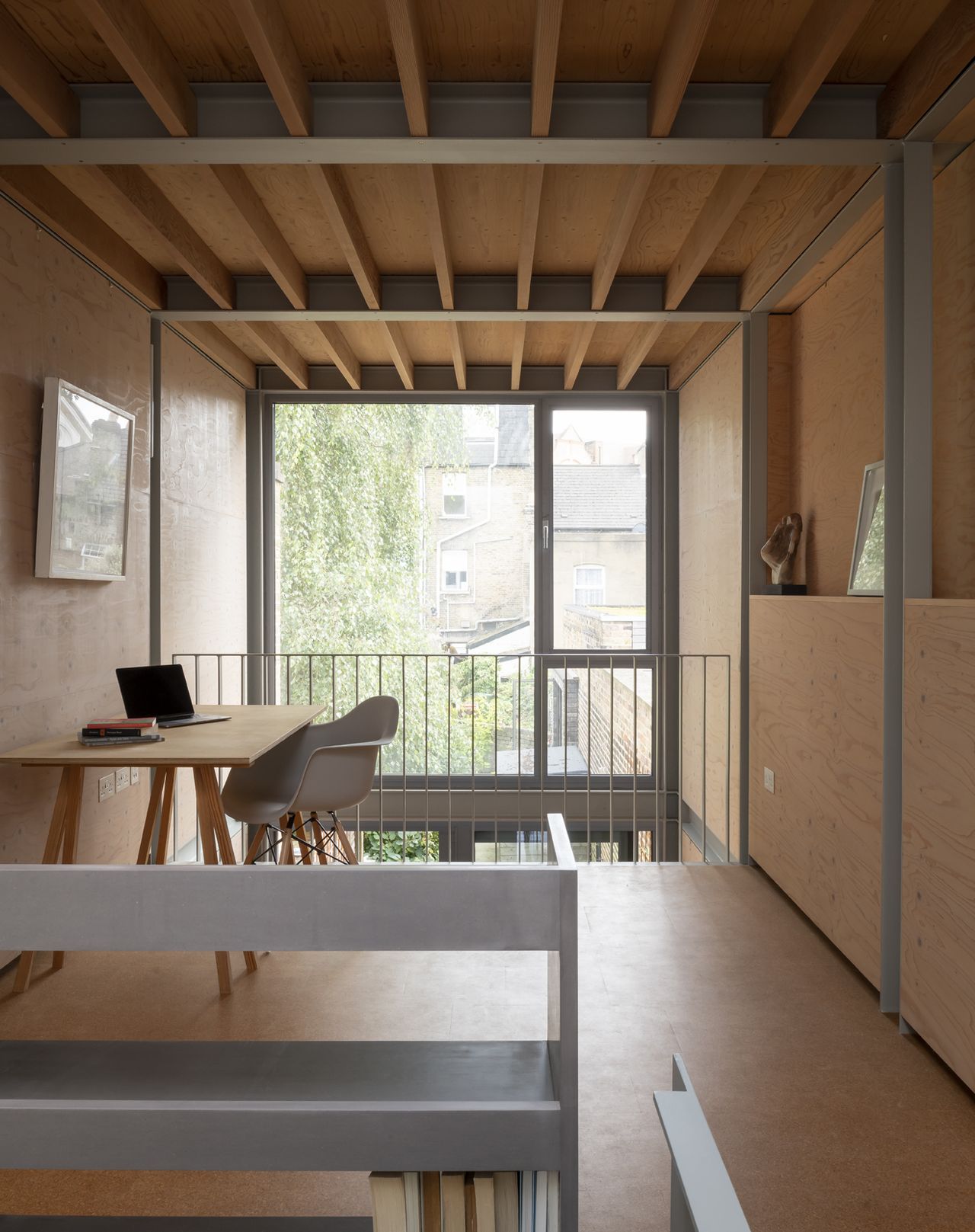 a narrow infill house design