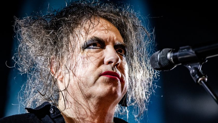 Lead singer and guitarist Robert Smith of The Cure performs on stage at Ziggo Dome, Amsterdam, Netherlands 25th November 2022
