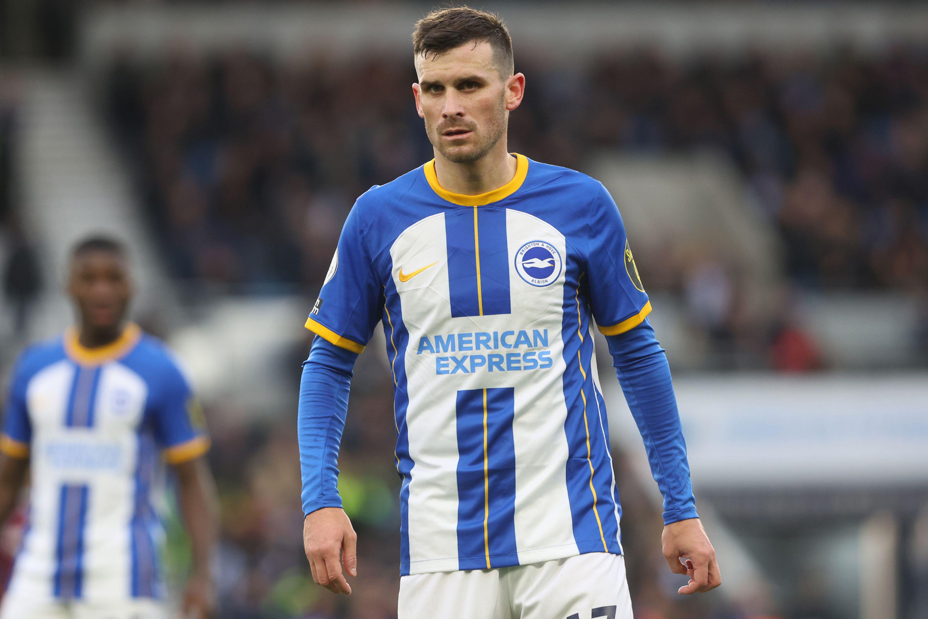 Pascal Gross playing for Brighton & Hove Albion in 2023