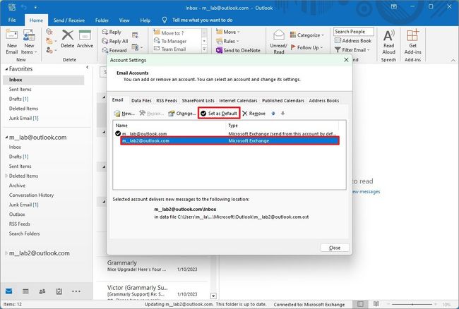 How to set a new default account in Outlook | Windows Central