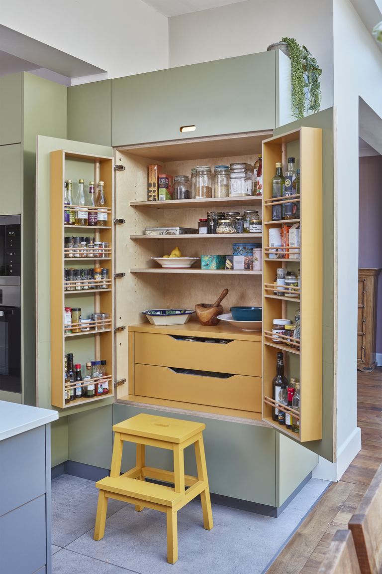 What color should I paint my pantry shelves? Livingetc