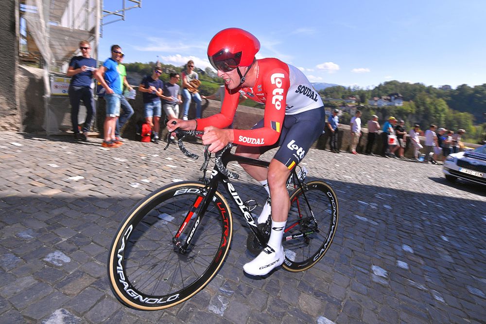 Enzo Wouters of Belgium and Team Lotto Soudal