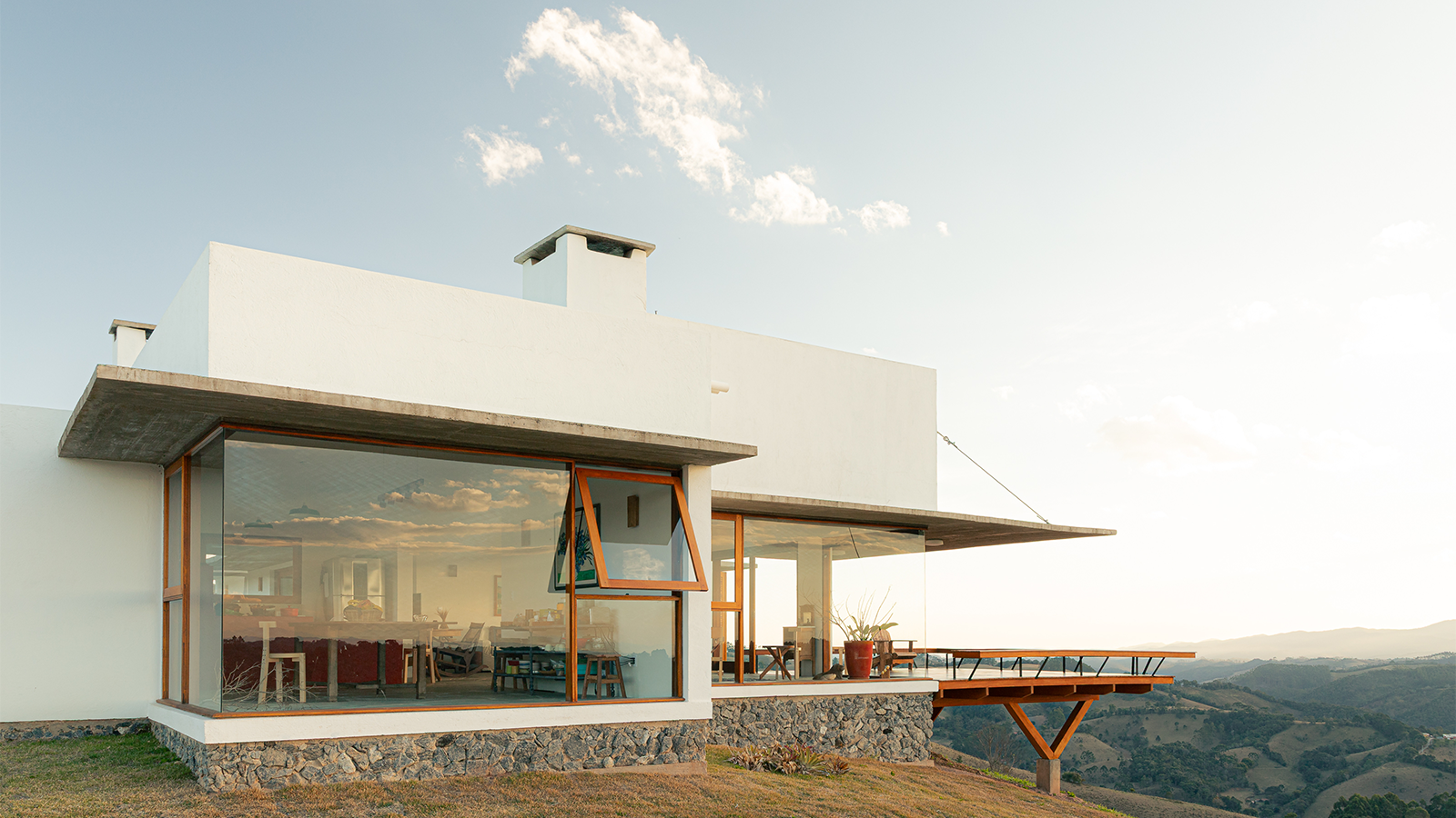 Inspired by farmhouses, a Cunha residence unites cosy charm with contemporary Brazilian living