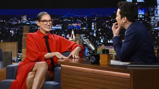 THE TONIGHT SHOW STARRING JIMMY FALLON -- Episode 1880 -- Pictured: (l-r) Fashion designer Jenna Lyons on The Tonight Show with Jimmy Fallon