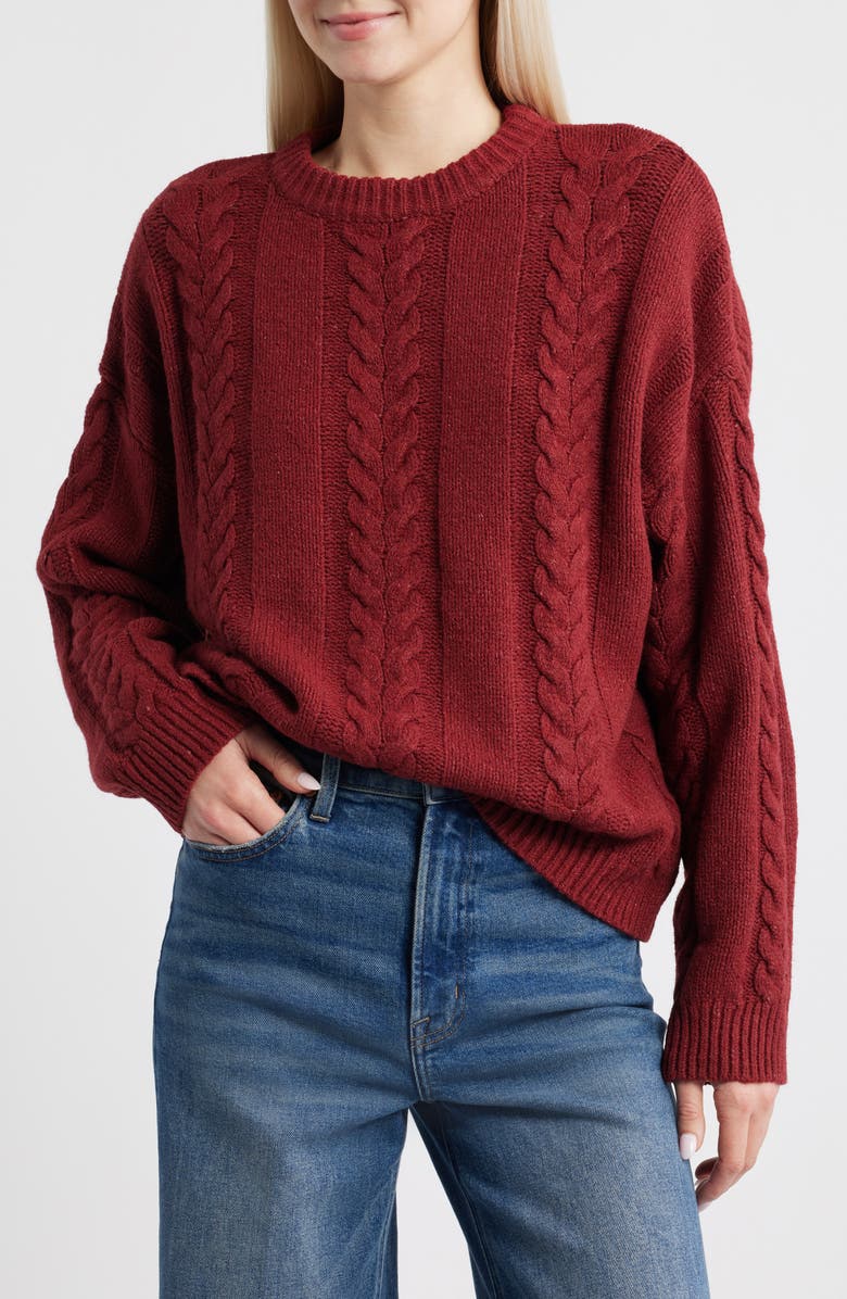 Oversize Cable Sweater