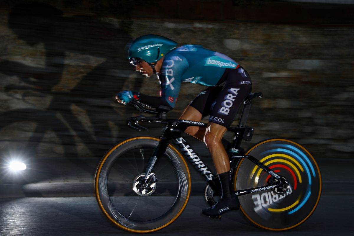 Tirreno Adriatico 2022 - 57th Edition - 1st stage Lido di Camaiore - Lido di Camaiore 13,9 km - 07/03/2022 - Jai Hindley (AUS - Bora - Hansgrohe) - photo Luca Bettini/SprintCyclingAgency&Acirc;&copy;2022