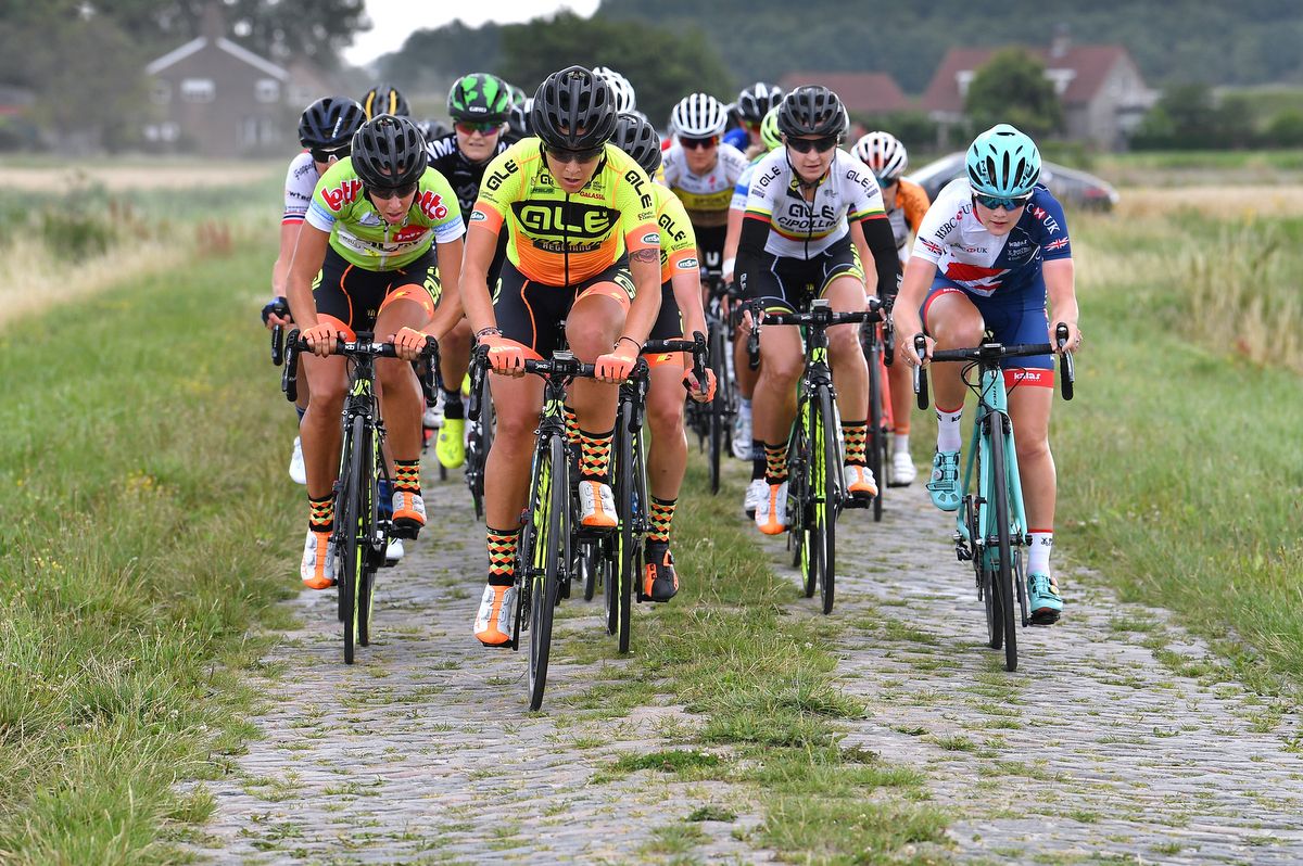 Al&eacute; Cipollini lead the peloton