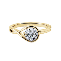 Pandora Brilliance Ring in Gold with 1 carat | Pandora