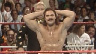Rick Rude Being Rude In The Ring