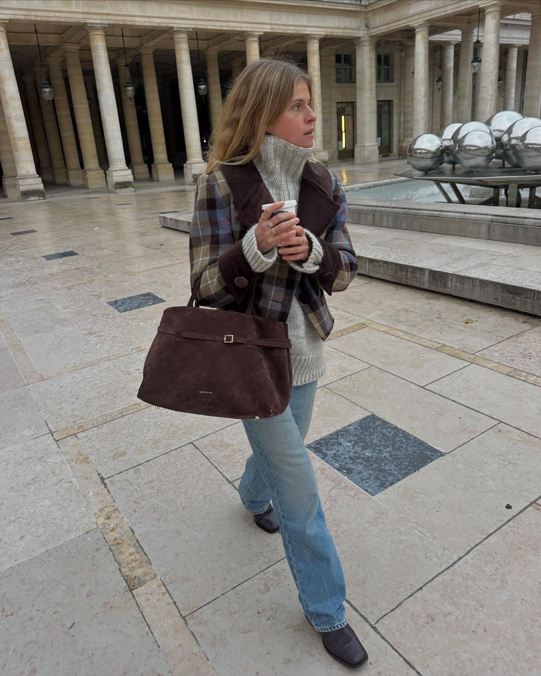 Winter French Fashion Trends - Plaid