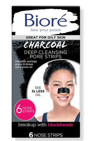 Biore Oil-Control Charcoal Deep Cleansing Pore Strips 