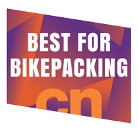 A Cyclingnews awards badge for best bikepacking
