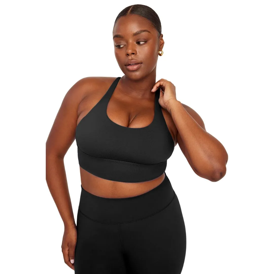 Model wearing TALA sustainable activewear for Marie Claire best brands list