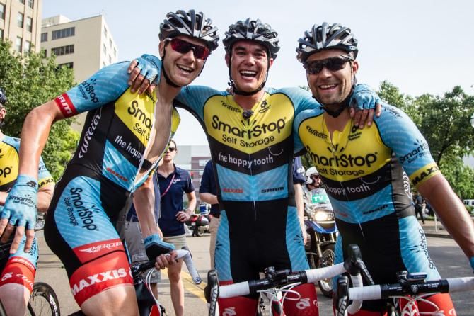 Part of the happy SmartStop team after a great days ride