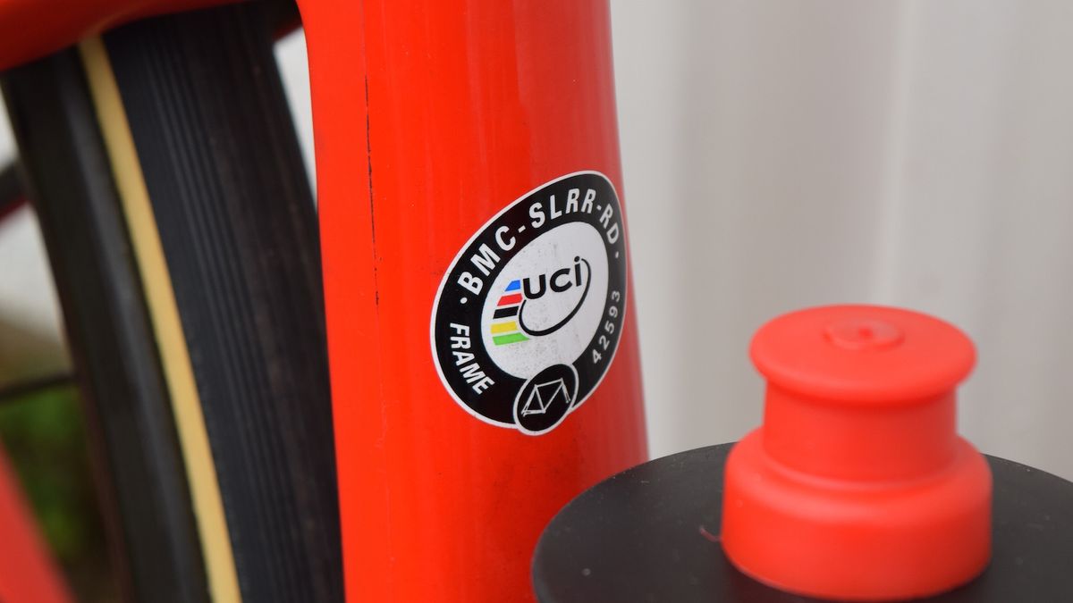The frame was registered with the UCI last November