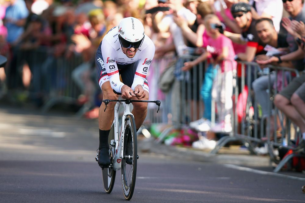 Fabian Cancellara finished eighth during stage 1 of the 2016 Giro d'Italia.