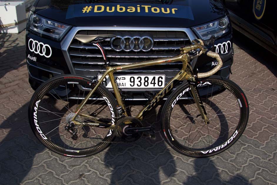 Alexander Vinokourov's bike is not a Spacialized but it is made in the same place