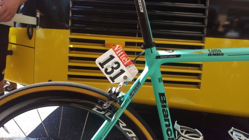 Robert Gesink is rider number 131 in the 2015 Tour de France