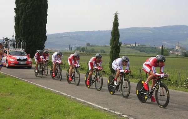 Team Katusha time trials