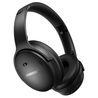 Bose QuietComfort 45 headphones in black render.
